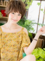 カバーヘア ブリス 志木南口駅前店(COVER HAIR bliss)&nbsp;ハイライトカラーフェザーショートマッシュh4志木20代30代40代