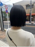 切りっぱなしボブ