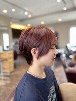 トゥファインラックス(toofineLuxe)&nbsp;耳掛けピンクベージュショートスタイル☆