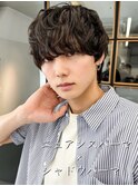 韓国風マッシュ◎ニュアンスパーマ×黒髪