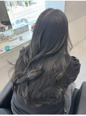 吉岡Style/暗髪で透けるダークグレージュ/ワンホン