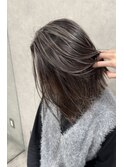 【ハイライト】ベージュハイライトバレイヤージュ