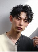 動きで魅せる、メンズランダムパーマ【TELAHAIR南行徳】