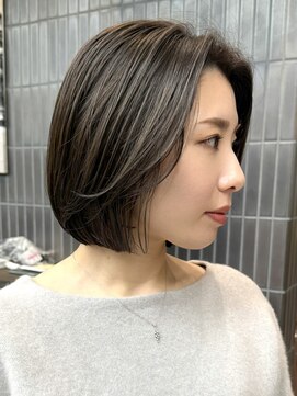 ノード(NODE) 栄ナチュラル大人可愛い韓国ボブ