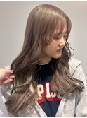 ミルクティーブロンド×ダイヤモンドトリートメント