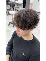 オム ブランシェ(HOMME BLANCHE’) 【Ryo】シャドウパーマダウンパーマ