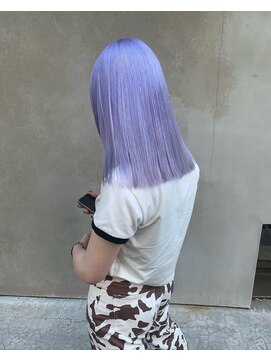 ペレ 原宿(PELE) ダブルカラー/ケアブリーチ/羽エクステ/原宿