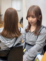 ルアナ 名古屋店(Luana) エクステと髪質改善カラーでつくるキャメルベージュ/名古屋名駅
