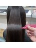 【髪質改善】縮毛矯正+カット+シルキートリートメント
