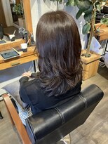 ヘアードレスビュー(hair dress V.I.E.W) レイヤースタイル×ベージュトーン