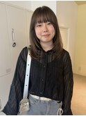 20代30代40代　レイヤーカット/ミルクブラウン