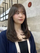 ソレイユトウキョウシブヤ(SOLEIL TOKYO shibuya) 顔まわりレイヤー×艶ブラウン