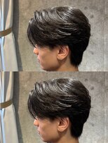 メンズココ メンズパーマ 韓国ヘア 日本橋店(MENS COCO) お客様スタイル 韓国風センターパート