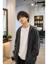 MEN's Baguz MEN'Sカット/ MEN'Sパーマ/ MEN'Sカラー 無造作ニュアンスウェーブ韓国メンズヘア