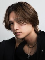アンサー 原宿(ANSWER)&nbsp;原宿メンズボブメンズミディアムセンターパートニュアンスパーマ