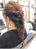 アンフィフォープルコ★三つ編みハーフアップ★