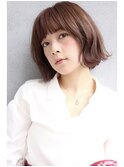 ココアグレージュ外ハネボブ
