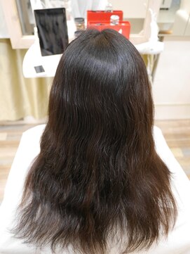 レスキューヘア 首里坂下店 【縮毛矯正専門店】施術前:表面(B様)