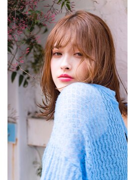 シエナ 渋谷(Siena) siena エアリーミディ×ナチュラルブラウン 渋谷