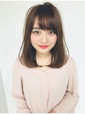 shiwu小顔ミルクティーベージュワンカール