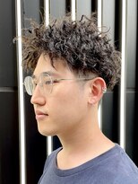 ピークアブー 原宿ハラカド(PEEK-A-BOO) 2ブロックショート×ハードパーマ