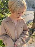 お洒落度UPショートヘア