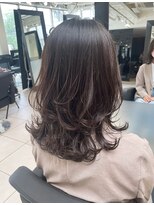 アクアオモテサンドウ(ACQUA omotesando)&nbsp;＊韓国風くびれミディアムレイヤーカット！セミロングレイヤー