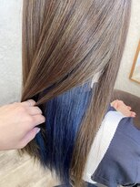 ヘアメイク ゼロ(0)&nbsp;インナーネイビーブルー