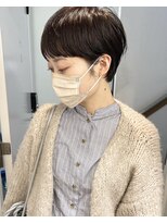 コス(kos)&nbsp;大人可愛い/ココアベージュ/グレージュカラー/ボブウルフ/黒髪