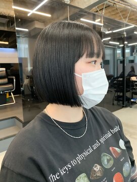 アリュウル 表参道(ALLURE) 王道タッセルヘア×ブルーブラック　《佐藤》