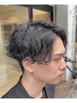 ハバナ 渋谷(HAVANA) センターパート×波巻きスパイラルパーマ