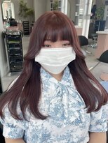 ジエクト カナウ(The Ect canow)&nbsp;レッドブラウン/韓国風/ヨシンモリヘア/チェリーレッド