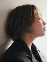 バッタ(Batta) 24SS ナチュラルウルフショート×ベージュカラー　ブリーチ必要