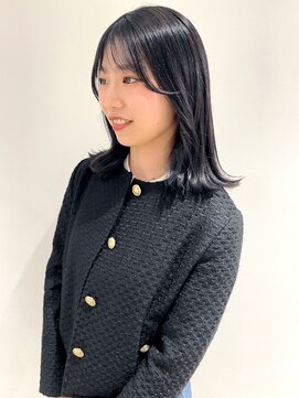 シテン(SITEN) ブルーブラック/レイヤーボブ/ミディアム