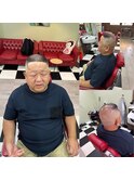 -80's American barber shop-