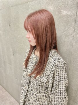 フォレストミラー(Forest Mirror) ストレート ピンクベージュ Forest Mirror新宿☆