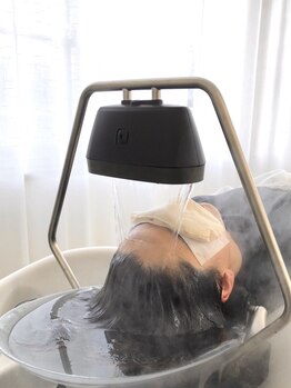 アランドゥ(ARANDU)の写真/お客様に合わせた施術で頭皮環境を改善◎髪質改善の効果も♪極上のヘッドスパでゆったりとした時間を。