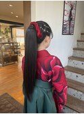 卒業式ヘアセット