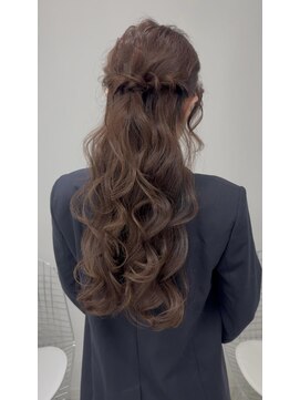 シック(CHIC) ハーフアップヘアセット