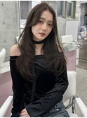レイヤーカット　韓国ヘア　くびれカット