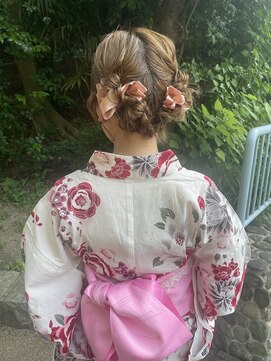 エウ(eu) デザインヘア／浴衣