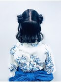 ハーフくらげヘア