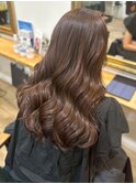 チョコレートブラウンカラー 艶髪 髪質改善 韓国ヘア 20代 30代
