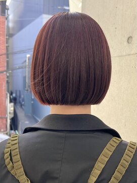 ニコ トウキョウ(nico TOKYO) 20代30代ショートボブ前髪ありボブミニボブ顔周りレイヤーカット