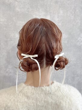 【別府　ランガリ】ツインお団子/ヘアセット