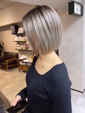 サニー 渋谷(SUNNY) バレイヤージュ、ハイライト、レイヤーカット、ダブルカラー