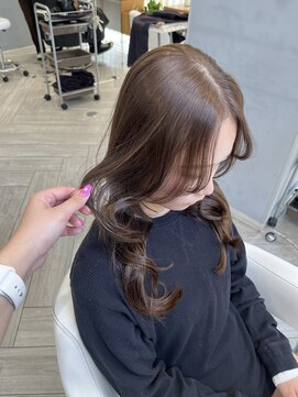 アヴァンス 広島本通店(AVANCE.) 着物ヘア/大人ガーリー/ダークアッシュ/似合わせカット