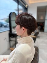 カットインリコ(CUT IN Rico)&nbsp;ベリーショートヘア　&　オレンジブラウンカラー