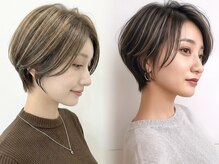 リア 白髪ぼかしハイライト 京都河原町(riah)