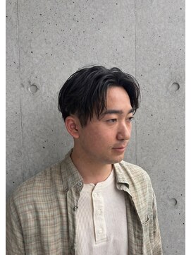 サンキスビューティースタジオ 千葉中央(Sunkissed beauty studio) MEN’S/リバースセンターパート/ニュアンスパーマ/千葉